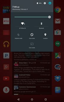 Fotografía - [5.1 Androide Spotlight] Cambio de Wi-Fi o Bluetooth conexiones desde el menú de configuración rápida